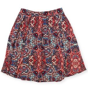 Bandana print Madison midi skirt XL